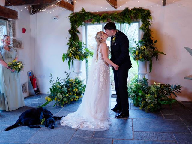 Jamie and Jess's Wedding in Bodmin, Cornwall 32