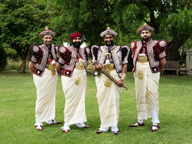 Asher and Aarathi's Wedding in Royston, Hertfordshire 5