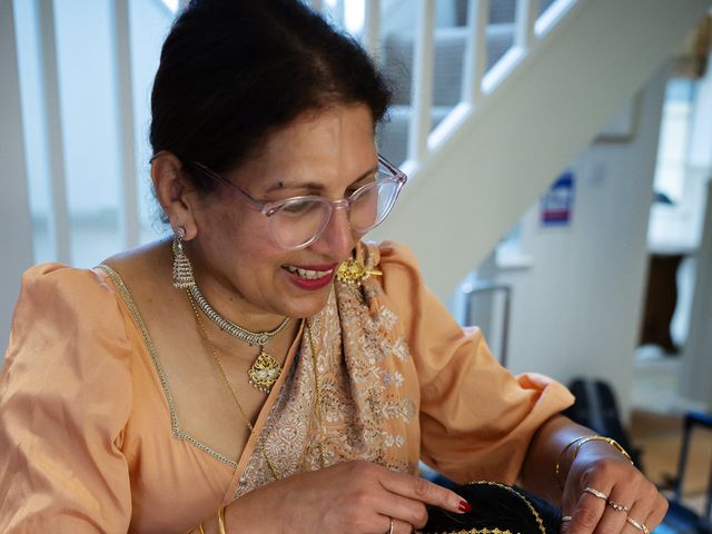 Asher and Aarathi's Wedding in Royston, Hertfordshire 6