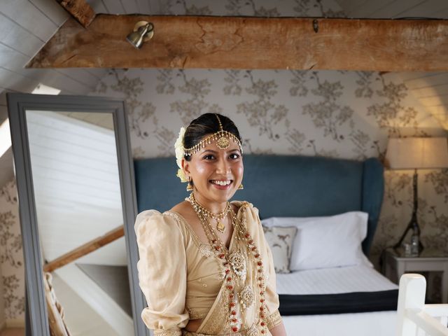 Asher and Aarathi's Wedding in Royston, Hertfordshire 10