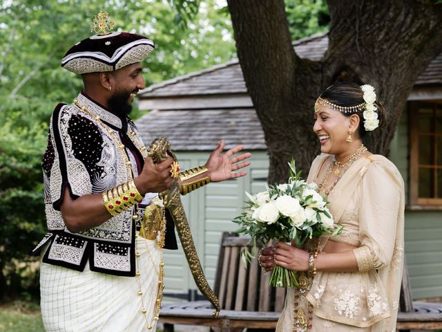 Asher and Aarathi's Wedding in Royston, Hertfordshire 15