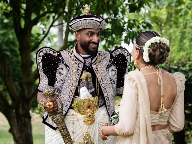 Asher and Aarathi's Wedding in Royston, Hertfordshire 16