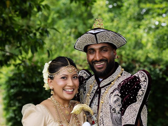 Asher and Aarathi's Wedding in Royston, Hertfordshire 18