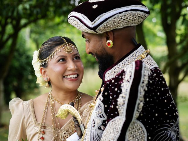Asher and Aarathi's Wedding in Royston, Hertfordshire 19