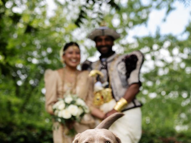 Asher and Aarathi's Wedding in Royston, Hertfordshire 21