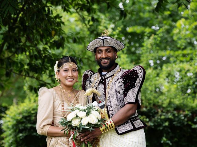 Asher and Aarathi's Wedding in Royston, Hertfordshire 22