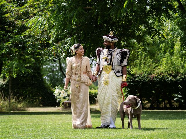 Asher and Aarathi's Wedding in Royston, Hertfordshire 23