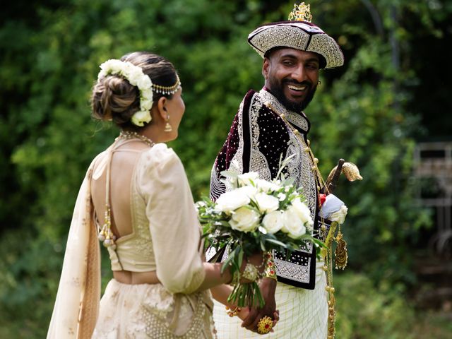 Asher and Aarathi's Wedding in Royston, Hertfordshire 24