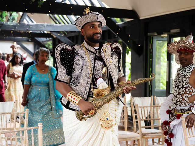 Asher and Aarathi's Wedding in Royston, Hertfordshire 31