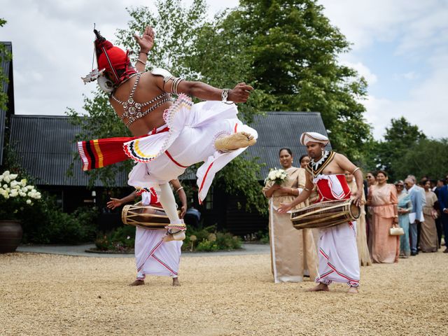 Asher and Aarathi's Wedding in Royston, Hertfordshire 36
