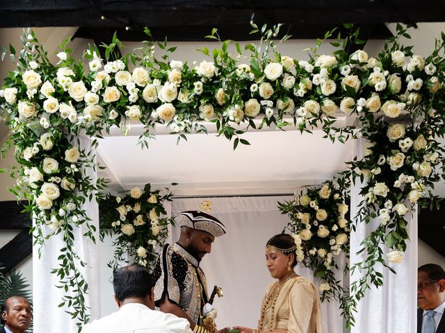 Asher and Aarathi's Wedding in Royston, Hertfordshire 42