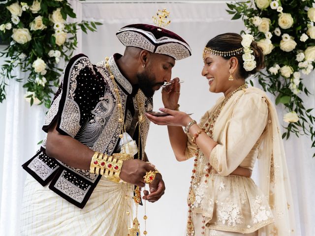 Asher and Aarathi's Wedding in Royston, Hertfordshire 44