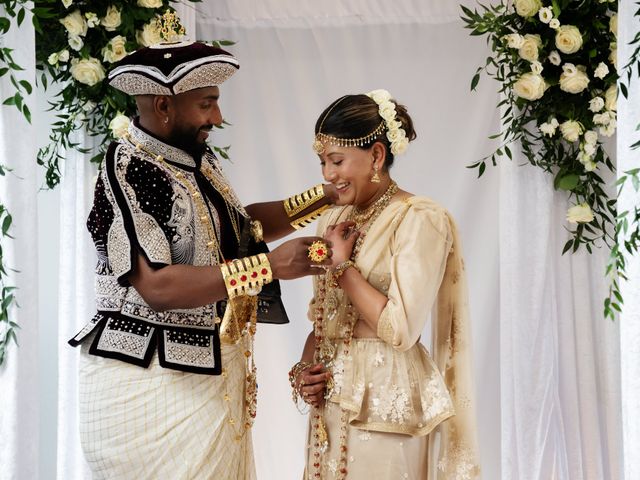 Asher and Aarathi's Wedding in Royston, Hertfordshire 45