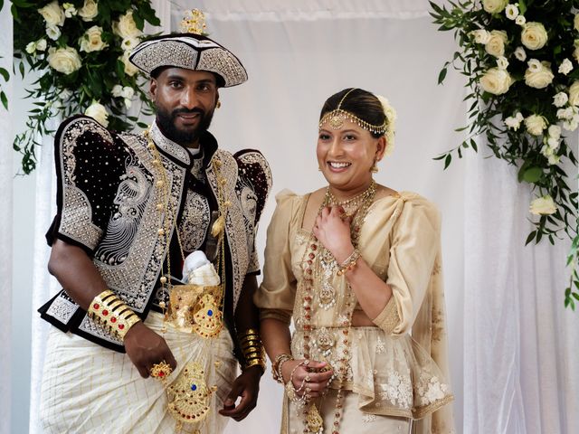 Asher and Aarathi's Wedding in Royston, Hertfordshire 46