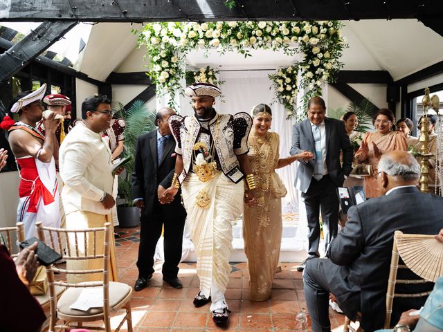 Asher and Aarathi's Wedding in Royston, Hertfordshire 50