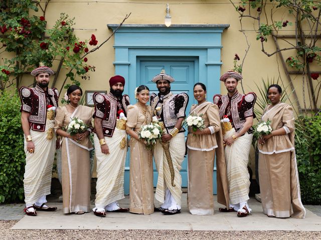 Asher and Aarathi's Wedding in Royston, Hertfordshire 59