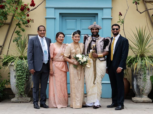 Asher and Aarathi's Wedding in Royston, Hertfordshire 62