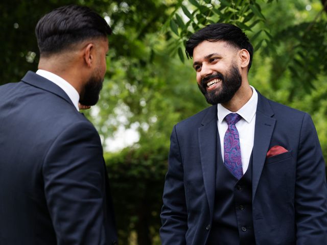 Asher and Aarathi's Wedding in Royston, Hertfordshire 69