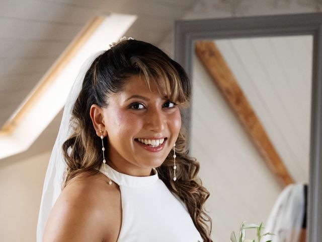 Asher and Aarathi's Wedding in Royston, Hertfordshire 74