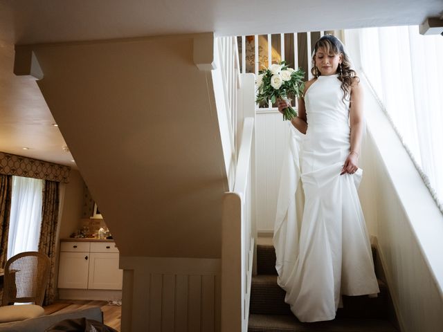 Asher and Aarathi's Wedding in Royston, Hertfordshire 77