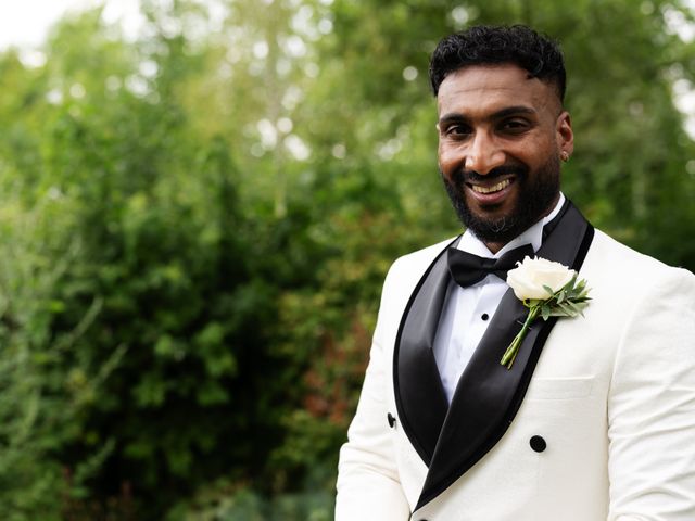 Asher and Aarathi's Wedding in Royston, Hertfordshire 78