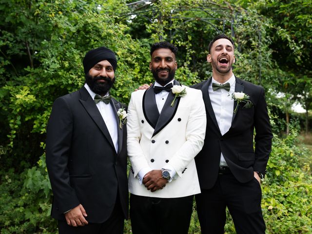 Asher and Aarathi's Wedding in Royston, Hertfordshire 79