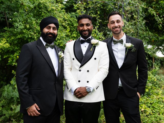 Asher and Aarathi's Wedding in Royston, Hertfordshire 80