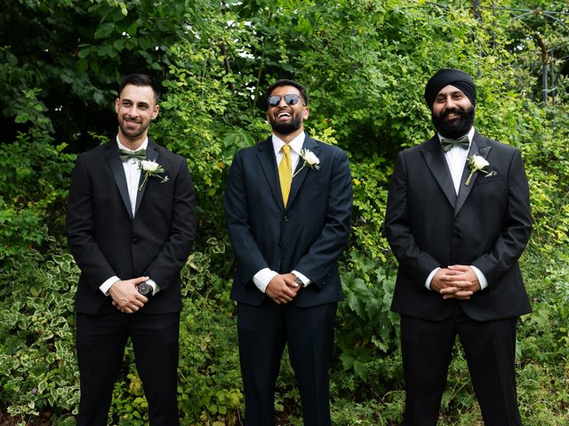 Asher and Aarathi's Wedding in Royston, Hertfordshire 82