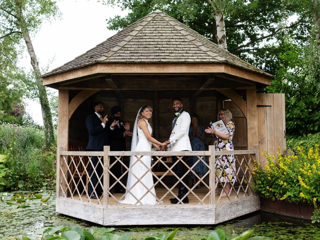 Asher and Aarathi's Wedding in Royston, Hertfordshire 91