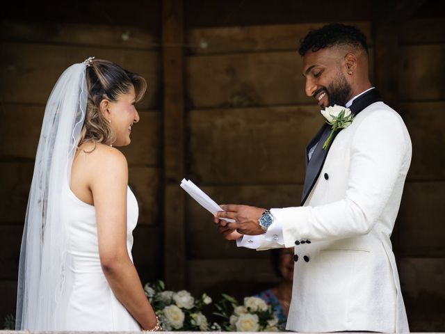 Asher and Aarathi's Wedding in Royston, Hertfordshire 94