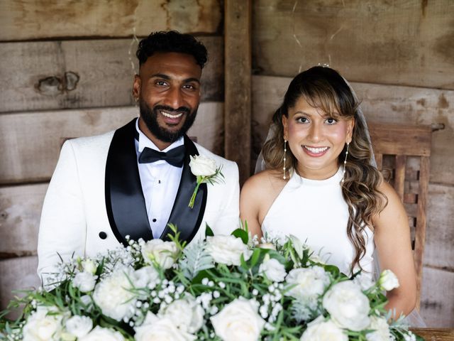 Asher and Aarathi's Wedding in Royston, Hertfordshire 99