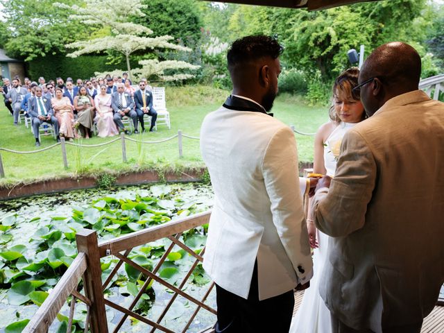 Asher and Aarathi's Wedding in Royston, Hertfordshire 102