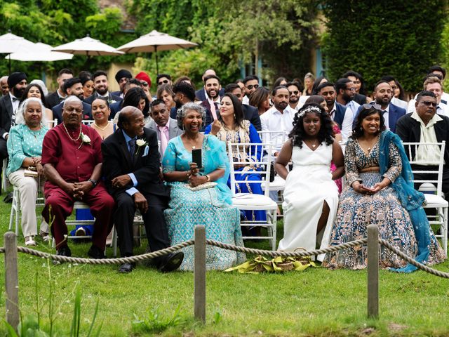 Asher and Aarathi's Wedding in Royston, Hertfordshire 103