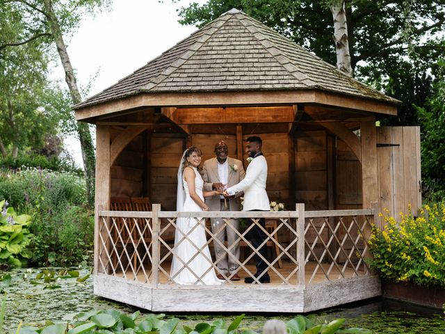 Asher and Aarathi's Wedding in Royston, Hertfordshire 104