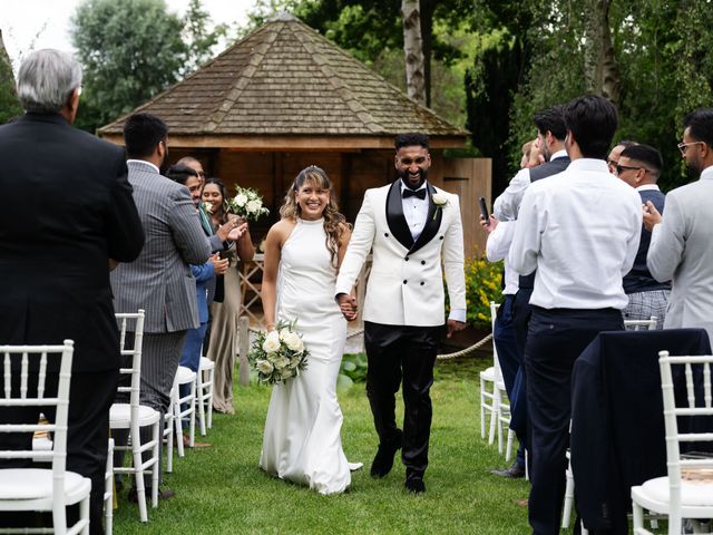 Asher and Aarathi's Wedding in Royston, Hertfordshire 105