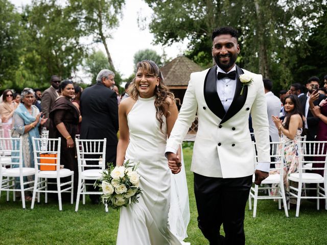 Asher and Aarathi's Wedding in Royston, Hertfordshire 106