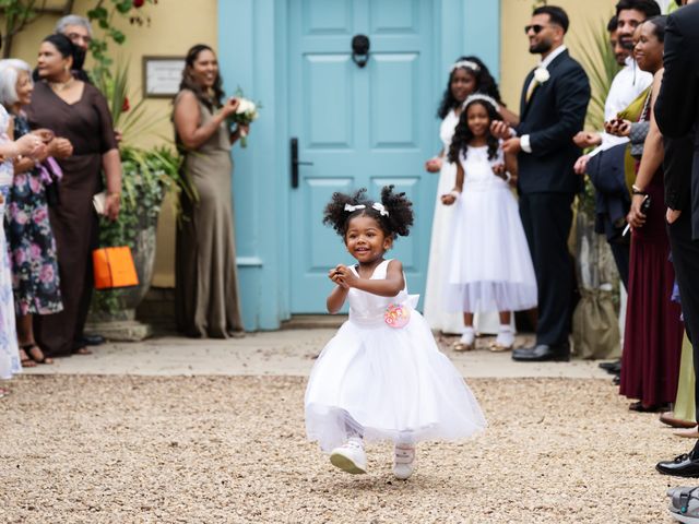 Asher and Aarathi's Wedding in Royston, Hertfordshire 107