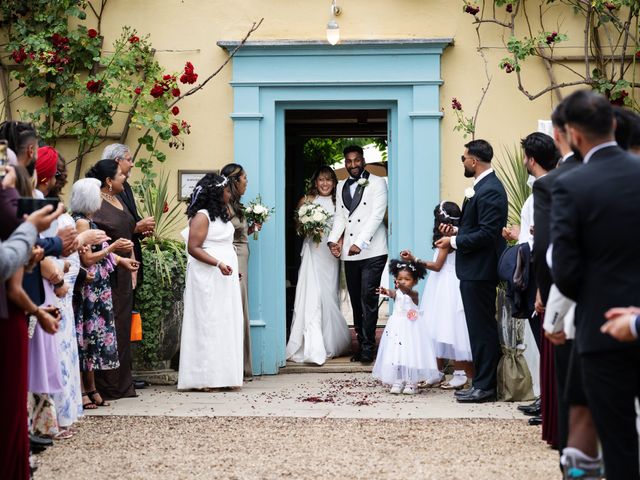 Asher and Aarathi's Wedding in Royston, Hertfordshire 108