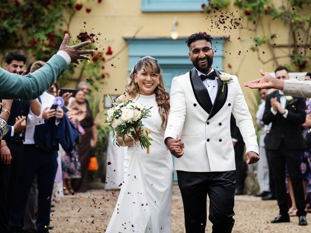 Asher and Aarathi's Wedding in Royston, Hertfordshire 111