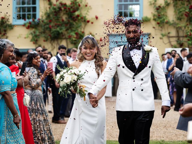 Asher and Aarathi's Wedding in Royston, Hertfordshire 112