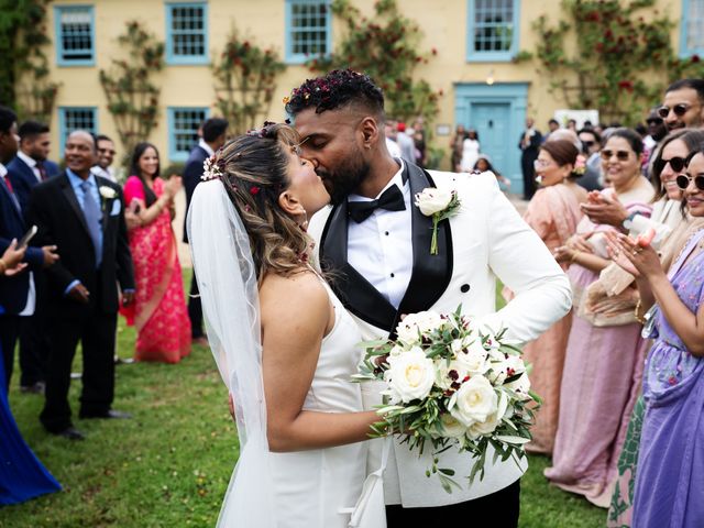 Asher and Aarathi's Wedding in Royston, Hertfordshire 113