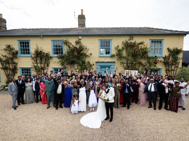 Asher and Aarathi's Wedding in Royston, Hertfordshire 115