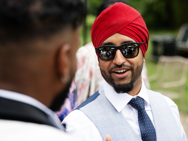 Asher and Aarathi's Wedding in Royston, Hertfordshire 118