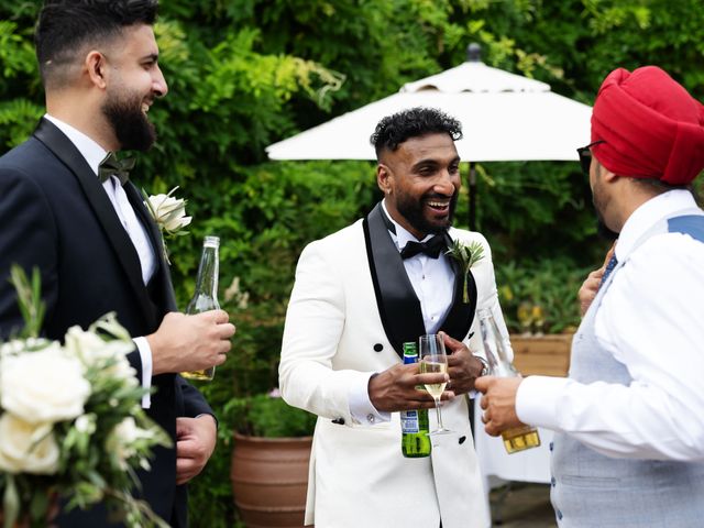 Asher and Aarathi's Wedding in Royston, Hertfordshire 119