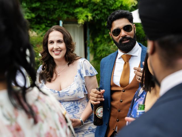 Asher and Aarathi's Wedding in Royston, Hertfordshire 120