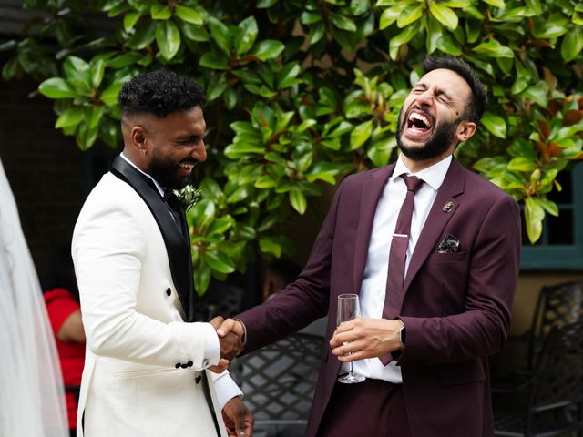 Asher and Aarathi's Wedding in Royston, Hertfordshire 125
