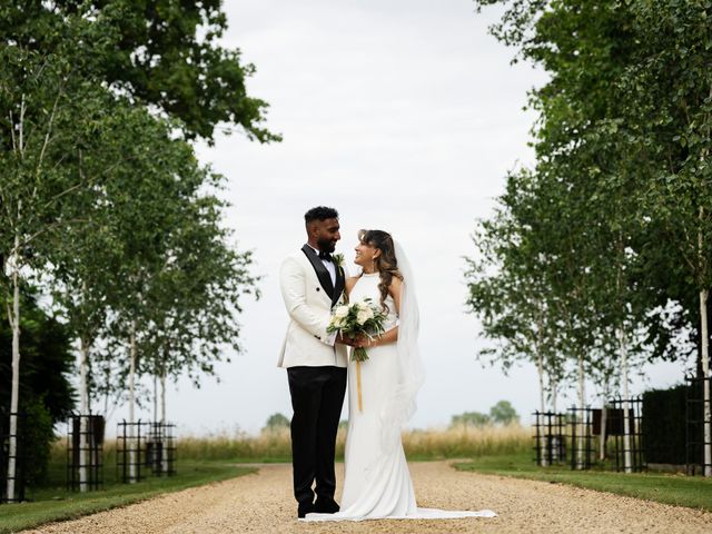 Asher and Aarathi's Wedding in Royston, Hertfordshire 127