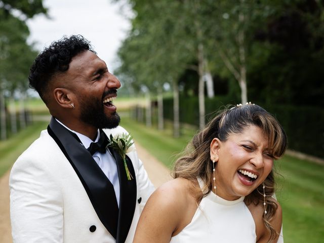 Asher and Aarathi's Wedding in Royston, Hertfordshire 130