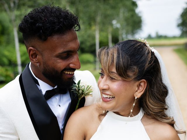 Asher and Aarathi's Wedding in Royston, Hertfordshire 131