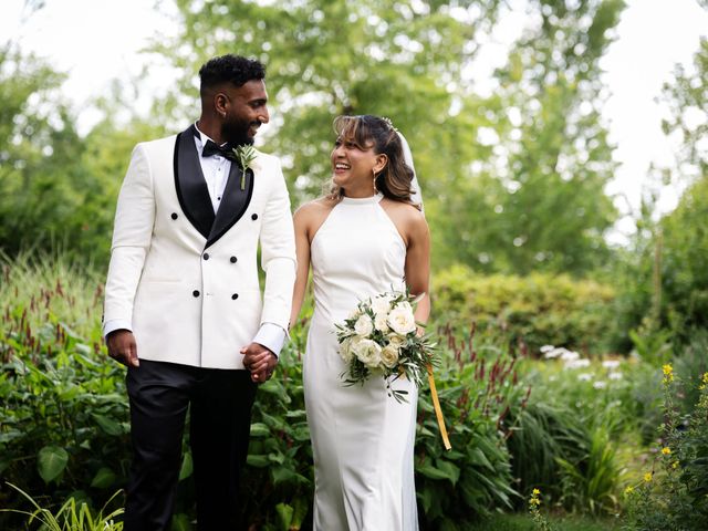 Asher and Aarathi's Wedding in Royston, Hertfordshire 136